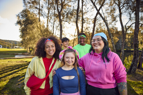 young people impacted by cancer wearing bandannas