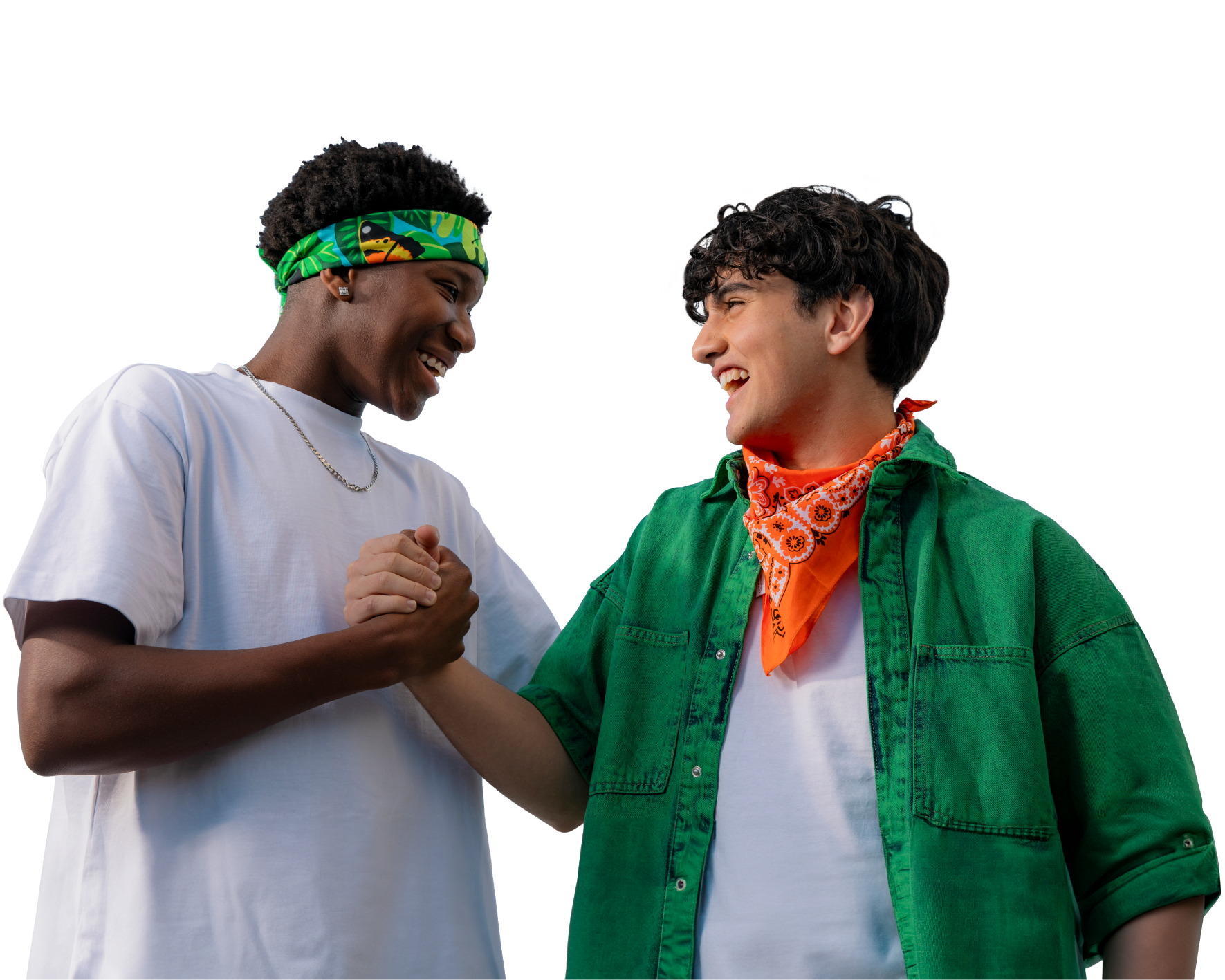 two young people impacted by cancer who accessed canteen services