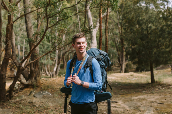 daniel hiking outdoors