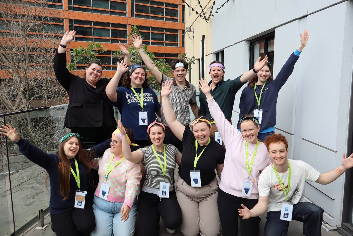 a group of canteen young people at the 2024 leadership festival