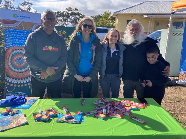 canteen staff at the point pearce well being day