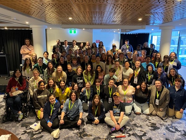 a group shot of the people who attended the canteen youth leadership festival