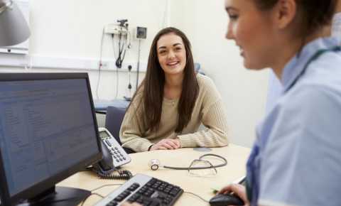 Patient in Hospital for Cancer Treatment