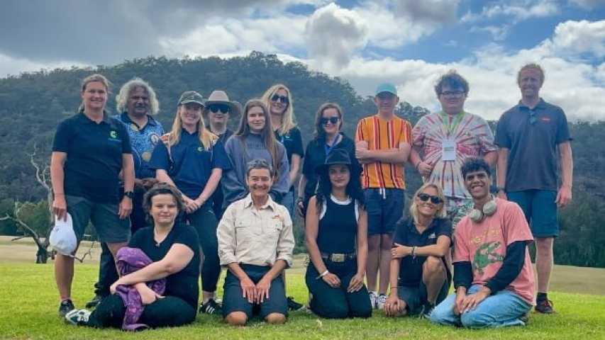 group image of the people who attended the hawkesbury cultural immersion program 